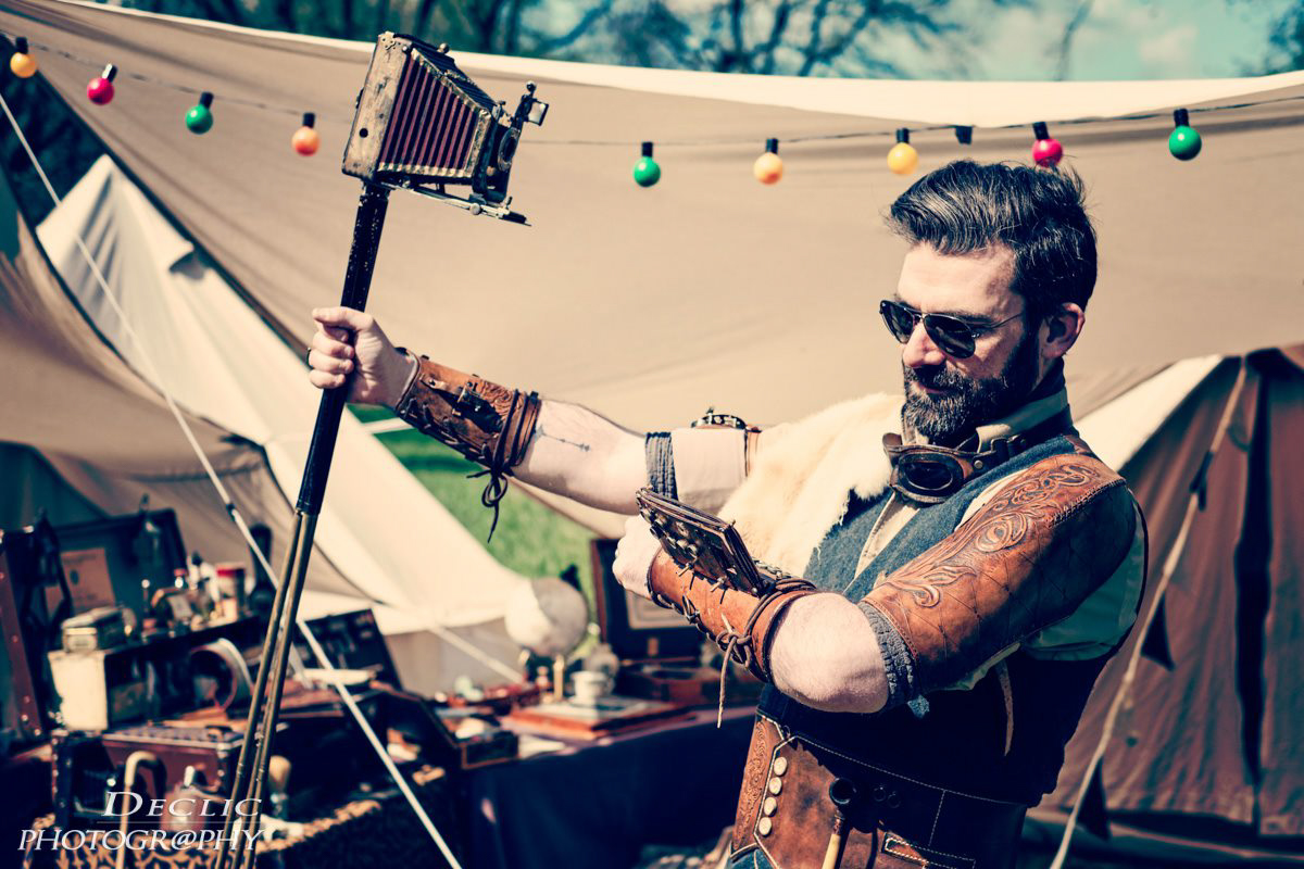 Steampunk Gentleman Selfie