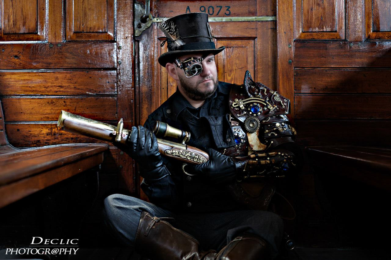 Steampunk Top Hat tramway