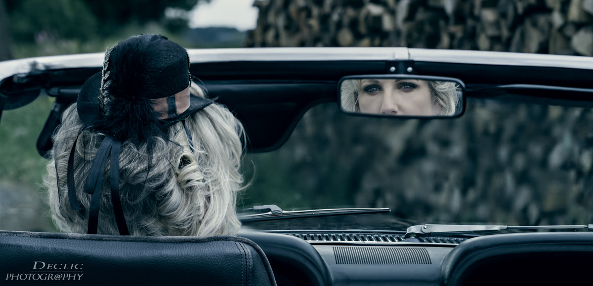 Steampunk Mustang retro