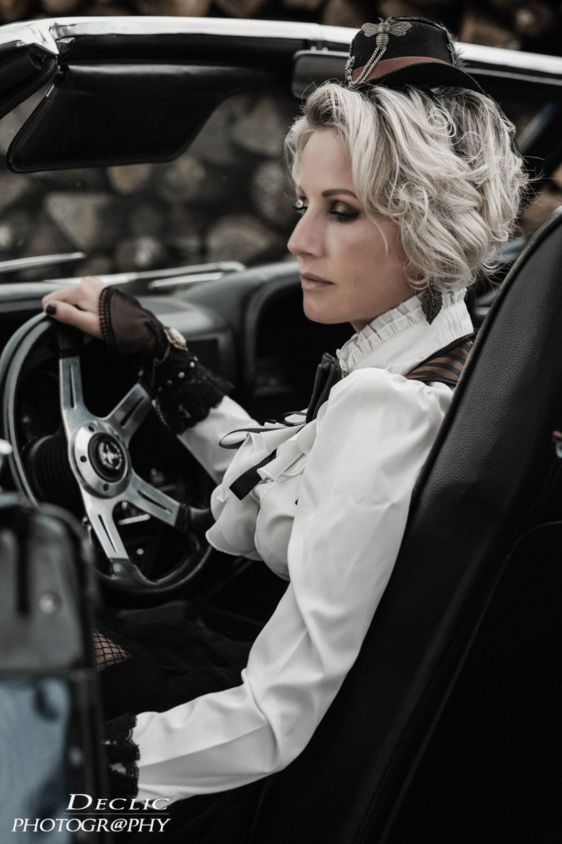 Steampunk voiture ancetre mustang