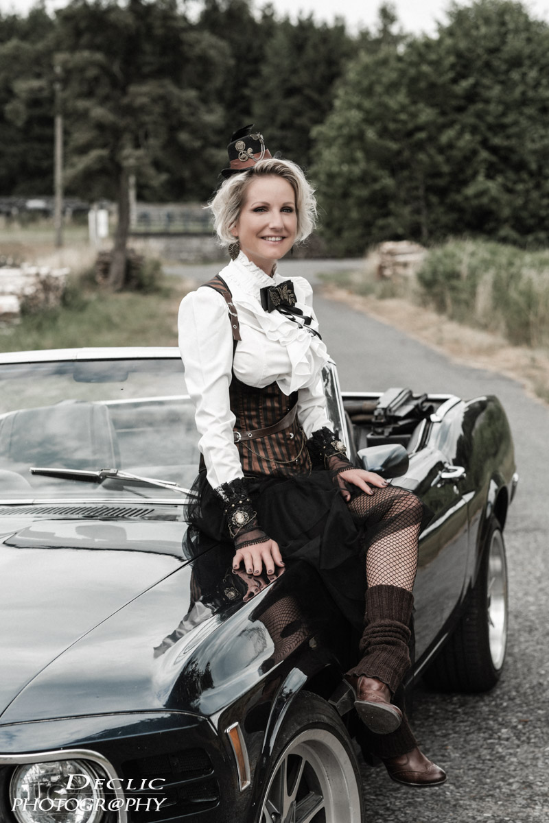 Steampunk Mustang Lady