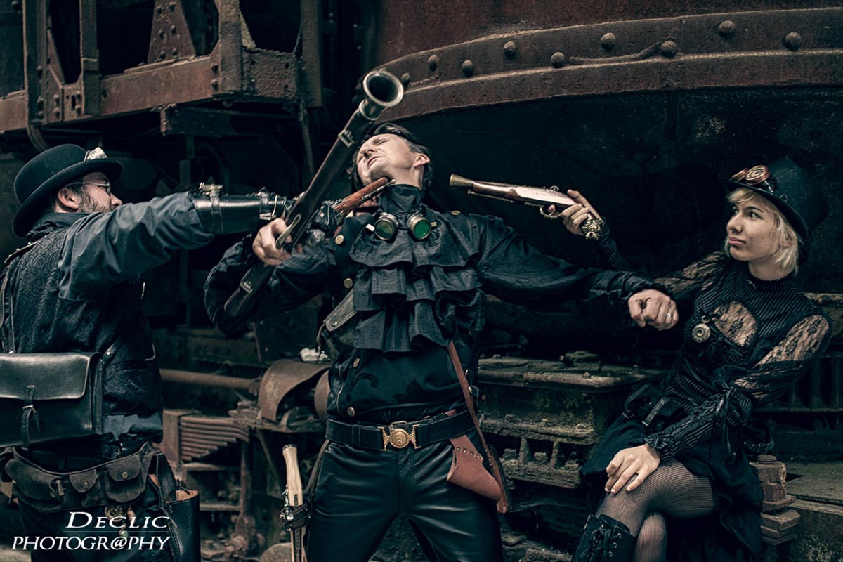Steampunk Gun Trio
