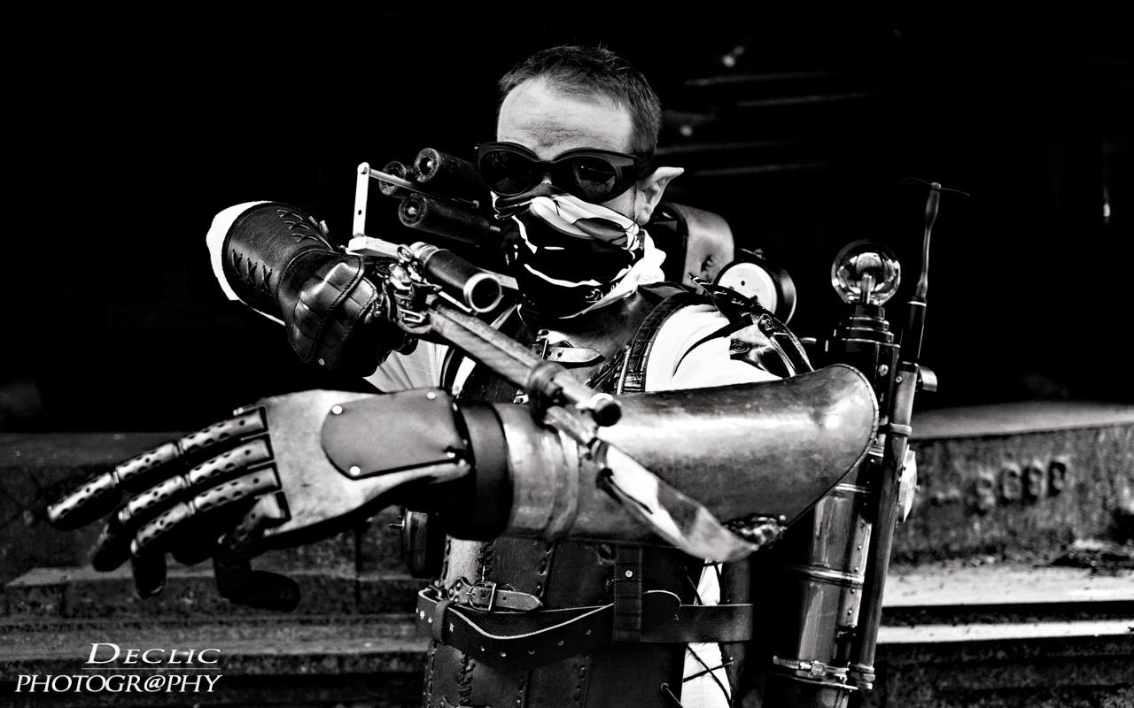 Steampunk bras mécanique