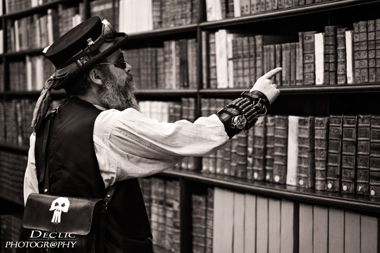 Art book Steampunk bibliotheque
