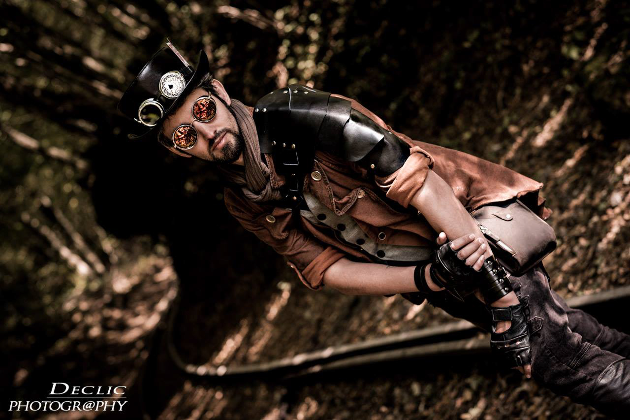 Steampunk Gentleman Cuir