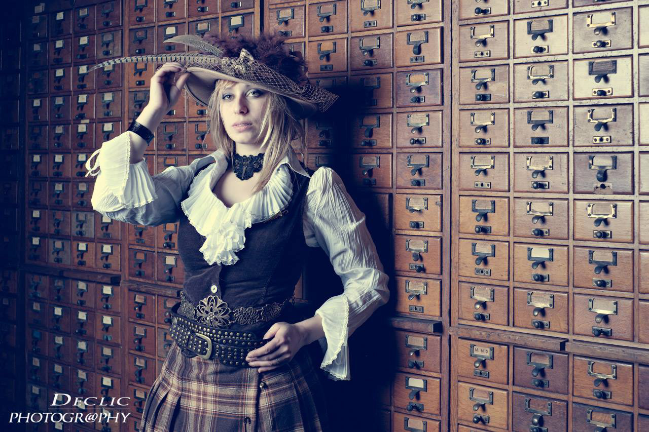 Steampunk Girl Chapelière