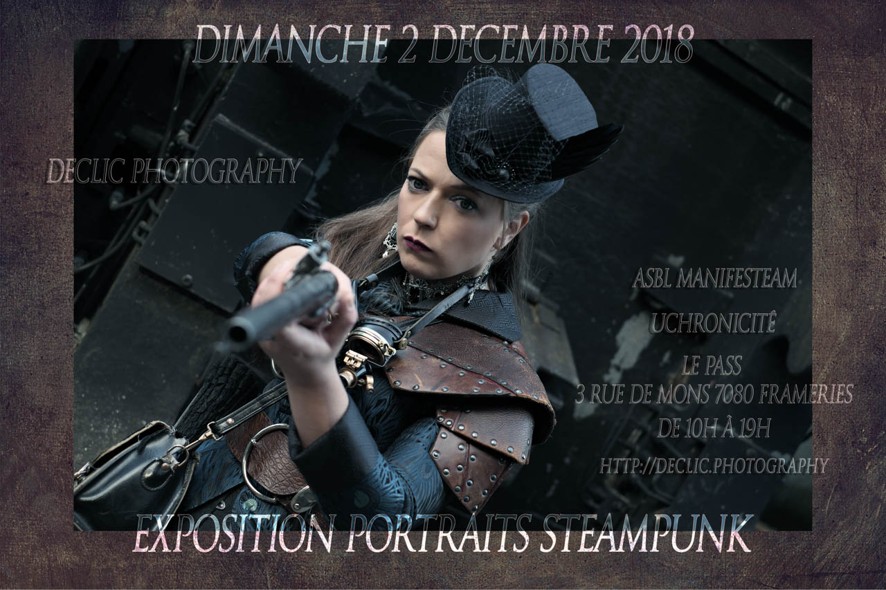 affiche exposition steampunk